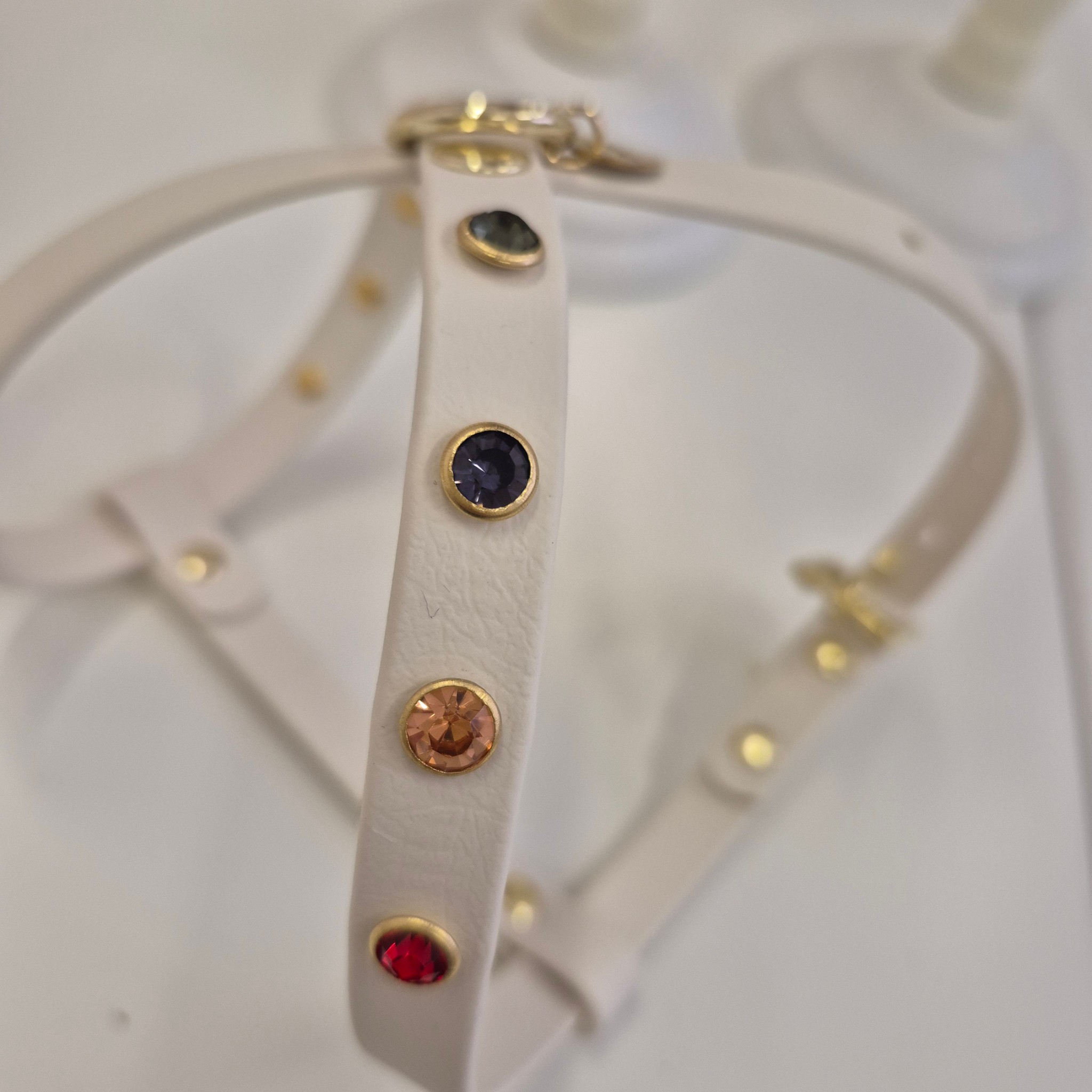 Pettorina per cani Multi Strass Artic Wolf Biothane
